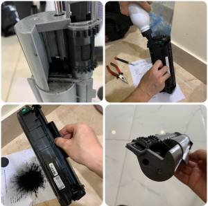 đổ mực in hạ đình